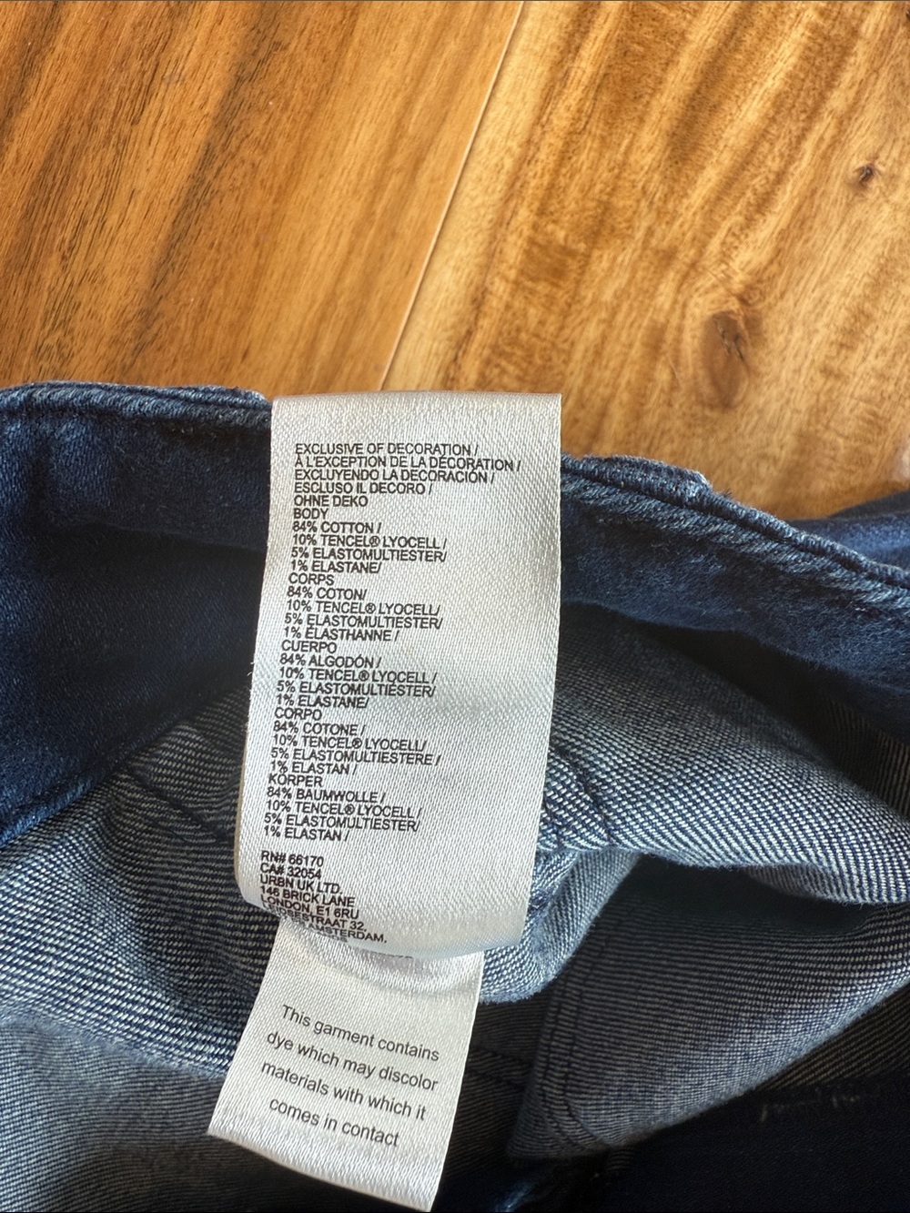 Maeve by Anthropologie Colette Cropped Wide Leg Jeans in Dark Blue size 34 - Picture 4 of 5